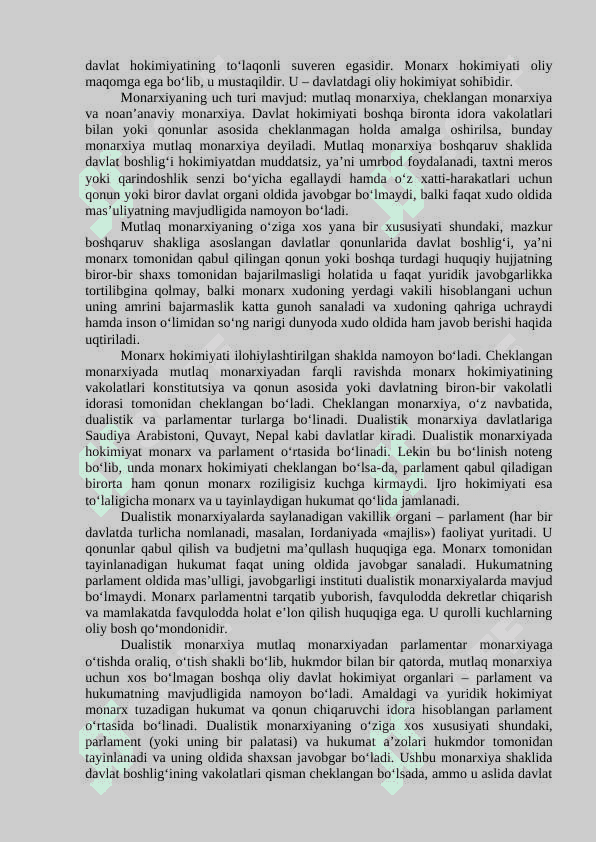 Davlatning funksiyalari, shakllari va mexanizmi 8