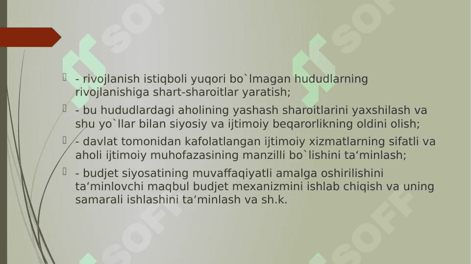 DAVLATNING BUDJET-SOLIQ SIYOSATI 8