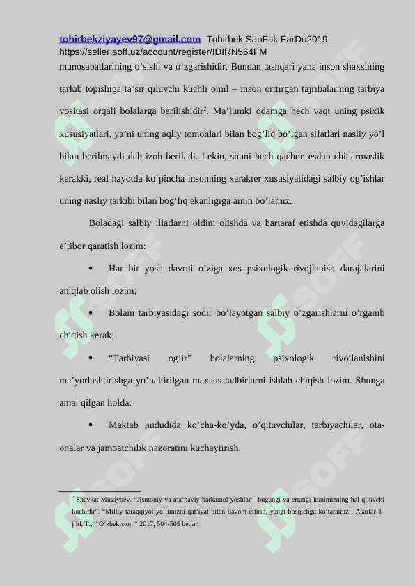 TARBIYASI QIYINLIKNI KELTIRIB CHIQARUVCHI OMILLARNI BARTARAF ETISHDA PSIXOLOGNING RO'LI 8