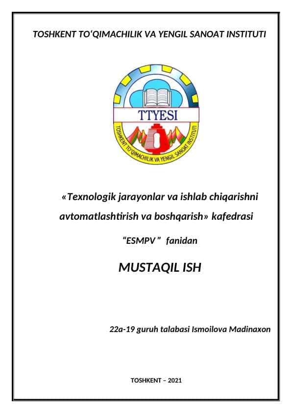 Mikrosxemadagi shifratorlarning texnik ko’rsatgichlari va tadbiqi