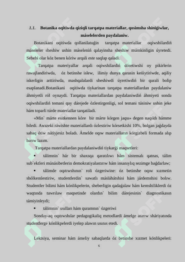#Kurs jumisi 6