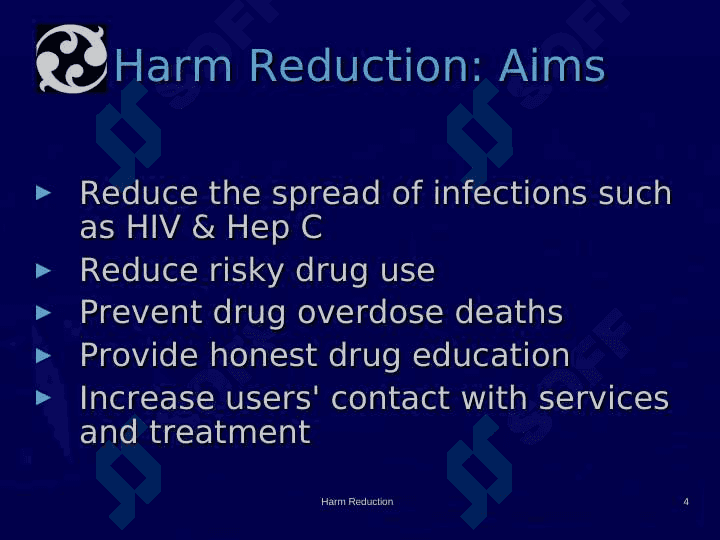 Harm Reduction for Young People:Why A Youth Network? 4