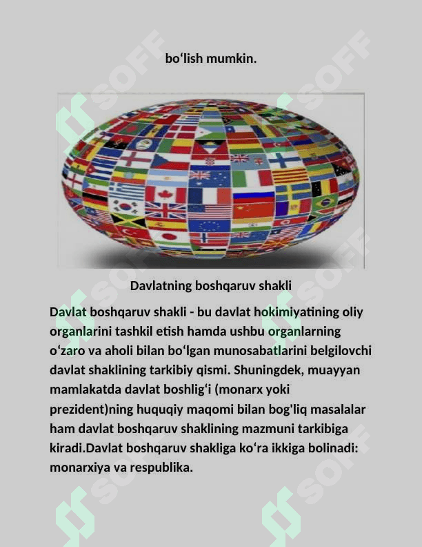 Davlat shakllari 3