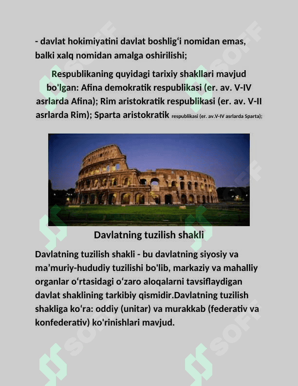 Davlat shakllari 8