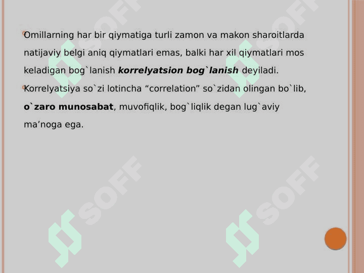 Regression va korrelyatsion tahlil 2