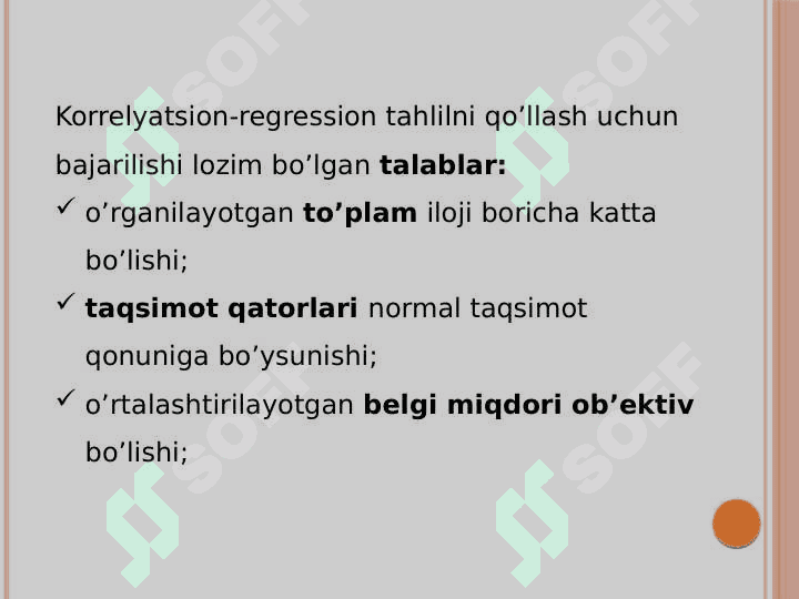 Regression va korrelyatsion tahlil 3