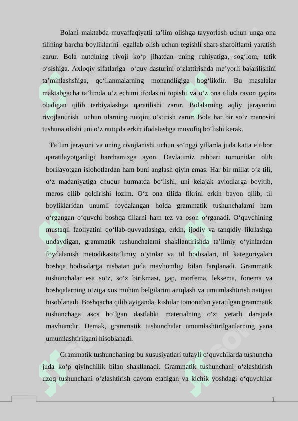 Boshlang‘ich sinf grammatika, imlo va nutq o‘stirish darslarida ko‘rgazmali qurollardan foydalanish 5