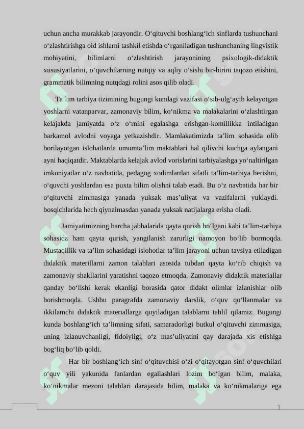 Boshlang‘ich sinf grammatika, imlo va nutq o‘stirish darslarida ko‘rgazmali qurollardan foydalanish 6