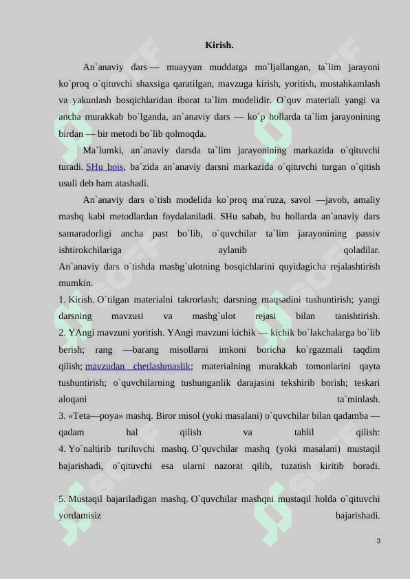 Informatika ta’limida an’anaviy va noan’anaviy ta’lim texnologiyalari 3
