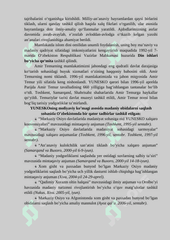 MA’NAVIY HAYOTDAGI O‘ZGARISHLAR, MADANIY TARAQQIYOT MUAMMOLARI. 3