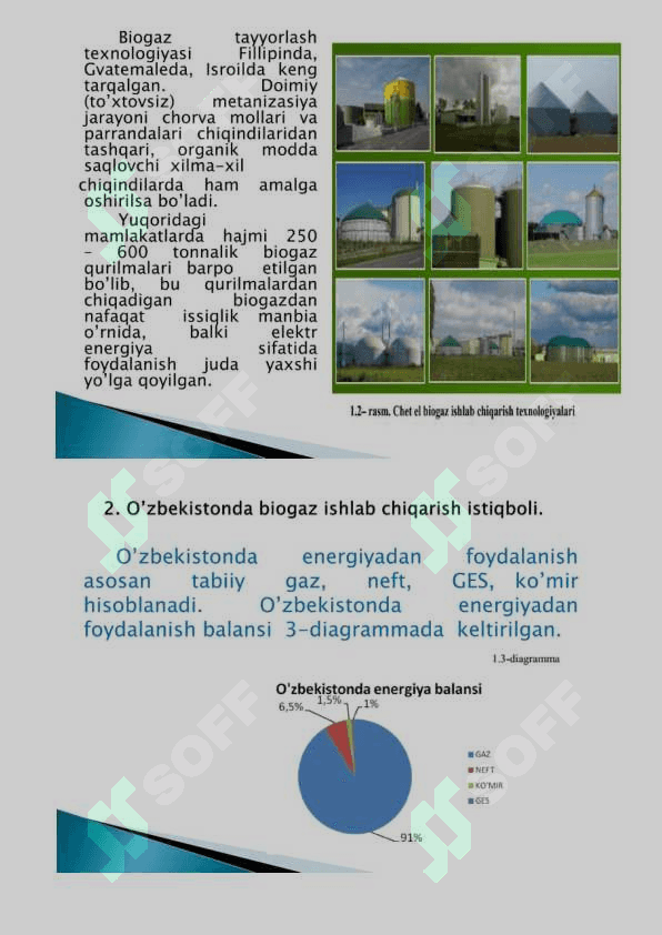 Biogaz ishlab chiqarish 6