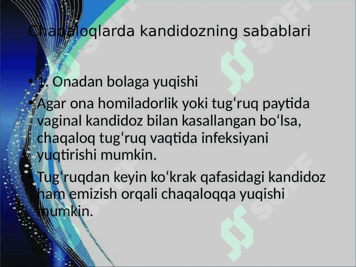 Chaqaloqlarda kandidoz 3
