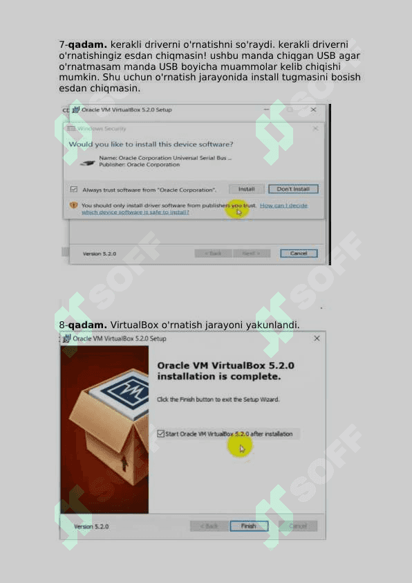 Operatsion tizimlar.VirtualBox yordamida Windows operatsion tizimimini o’rnatish. 7