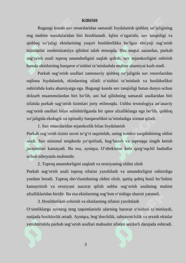 Purkab sug’orish usullari 3
