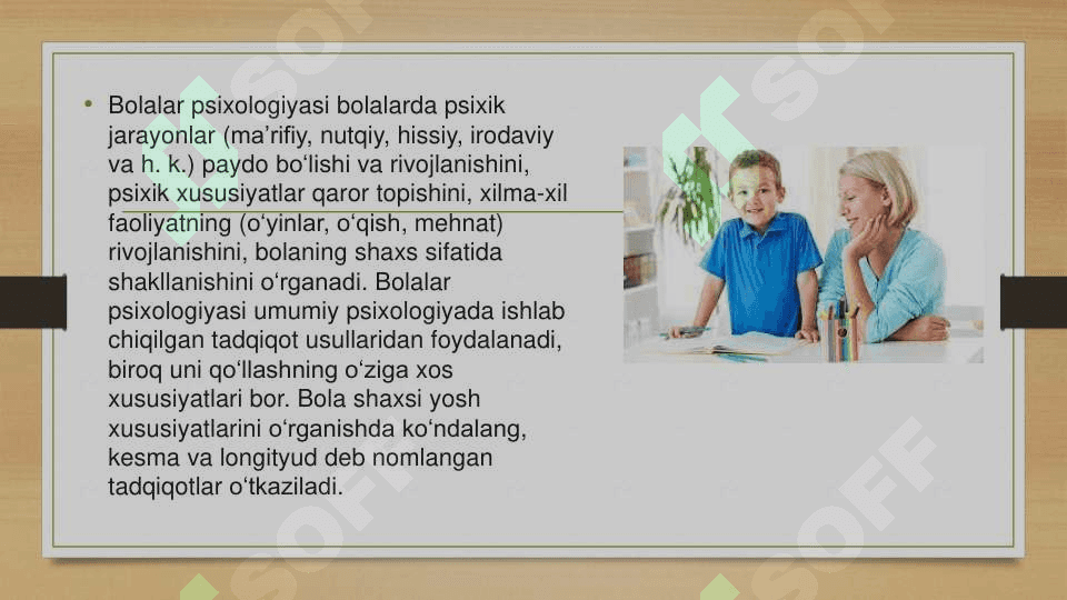 Bolalar tarbiyasida va psixikasida ta’sir etuvchi eng asosiy 3