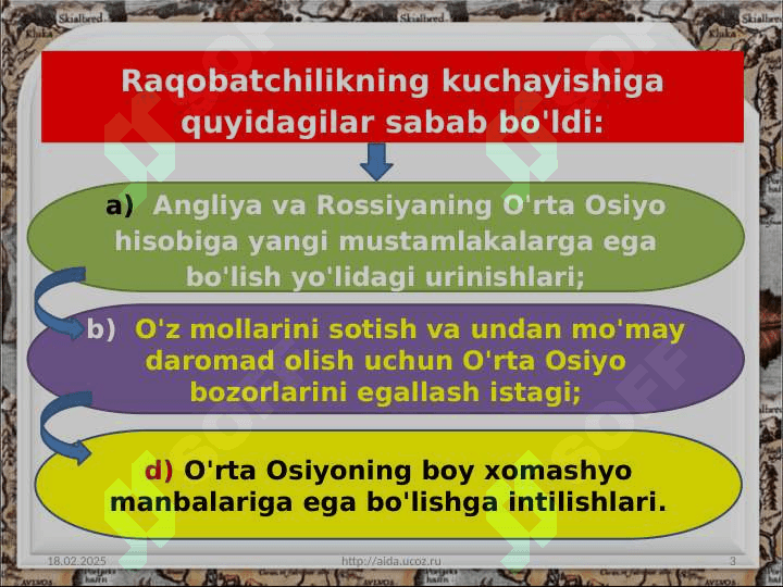 19 - ASR O'RTA OSIYO UCHUN KURASH. 3
