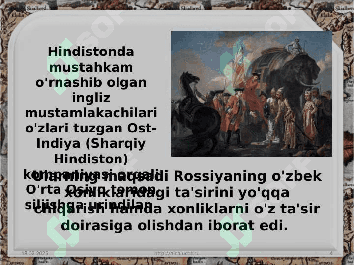 19 - ASR O'RTA OSIYO UCHUN KURASH. 4