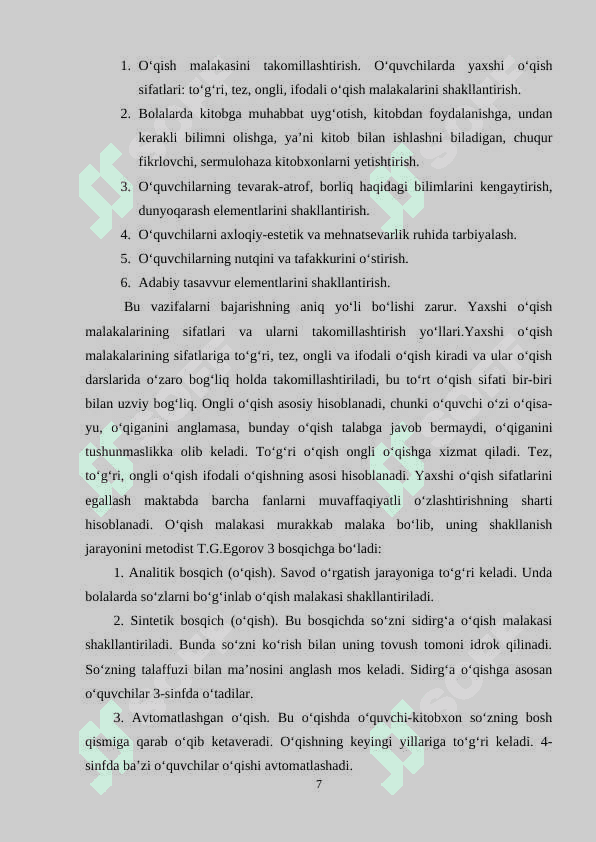 Boshlang‘ich sinf ona tili va o‘qish savodxonligi darslarida undosh tovushlarni o‘tish usullari 7