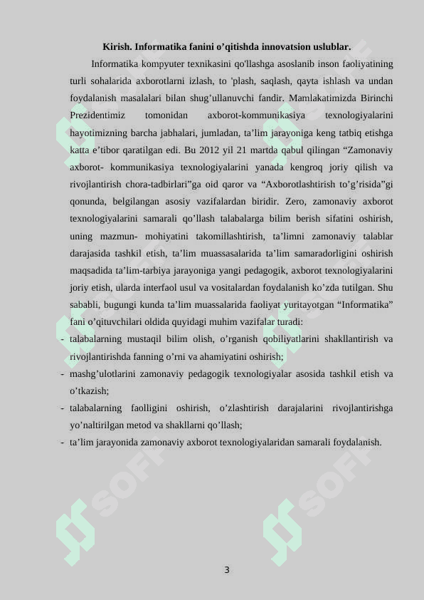 Informatika fanlarini o'qitishda rivojlantiruvchi ta'lim 3
