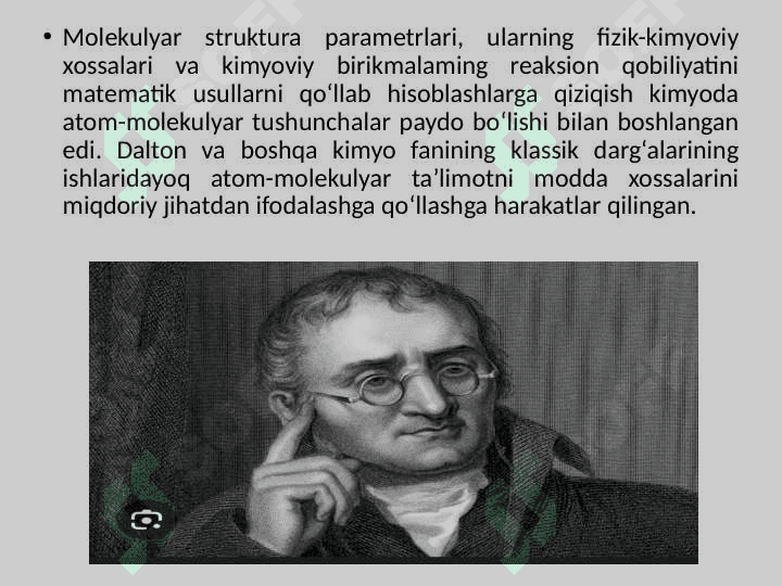 Kimyoda kompyuterda modellashtirish.  Moddalarni tadqiq qilish va sintez qilishning instrumental usullari. 2