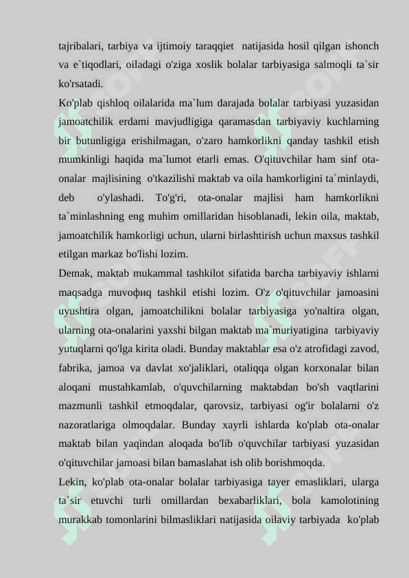 Oilada  dastlabki beriladigan ma'naviy-axloqiy tarbiya 8
