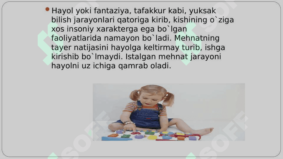 Xayol. Xayol haqida tushuncha 4