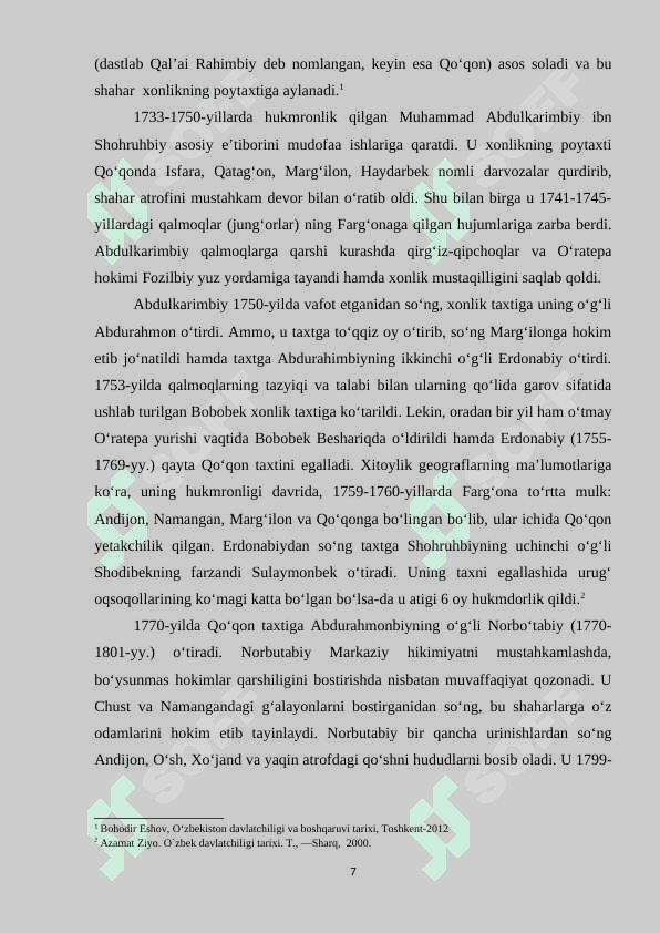 Qo'qon xonligining tashkil topishi (2) 7