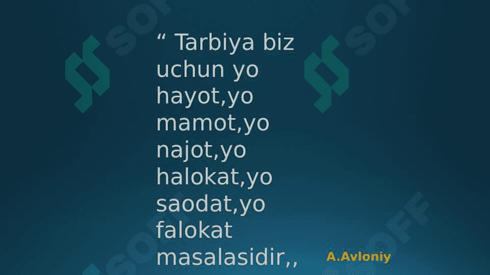 Tarbiya turlari 2
