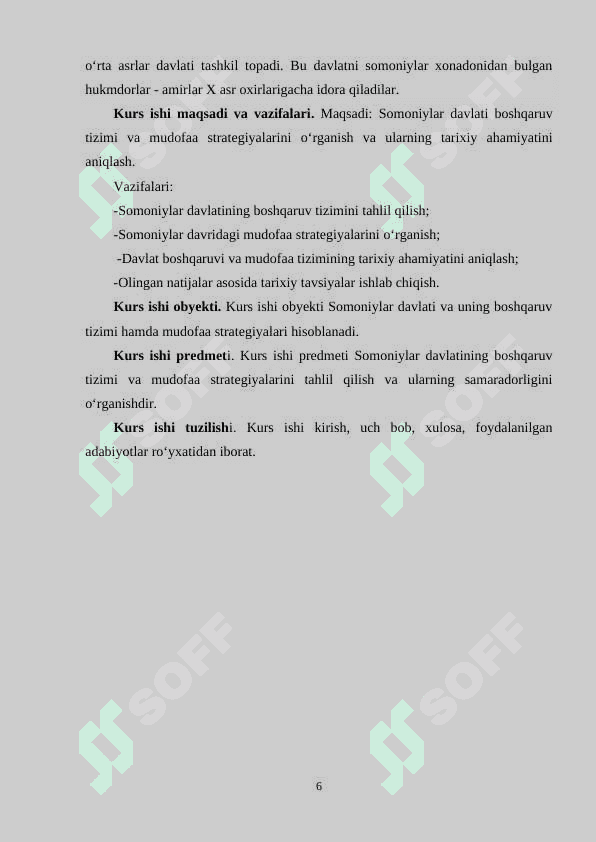 Somoniylar davlati boshqaruv shakli va mudofaa tizimi 6