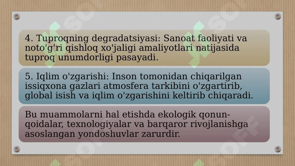TEXNOGEN HALOKATLAR.  NYU DJERSI FOJEASI 3
