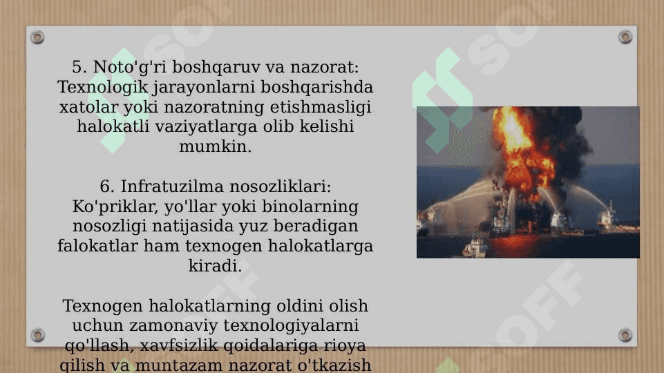 TEXNOGEN HALOKATLAR.  NYU DJERSI FOJEASI 5