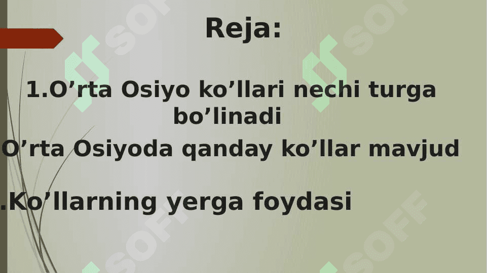 O’rta Osiyo ko’llari 2
