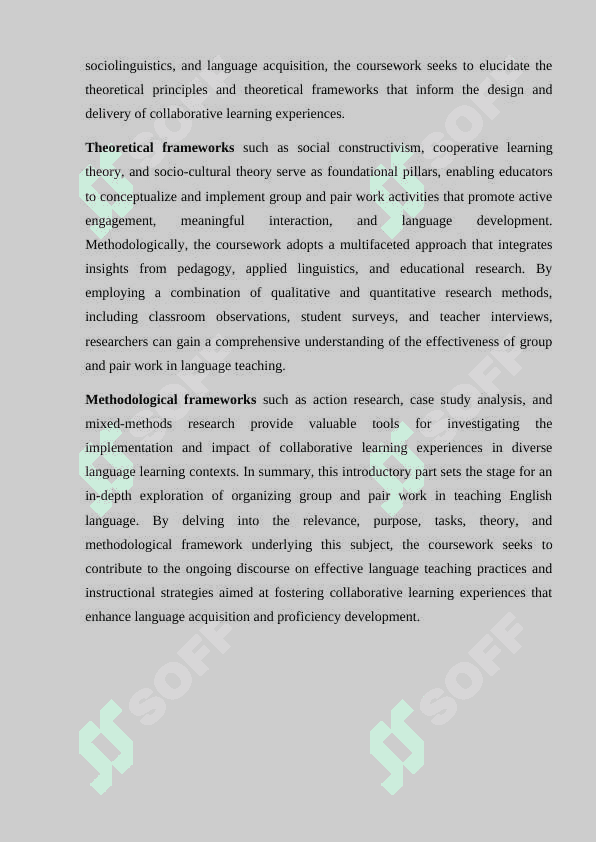 Organizing Group and Pair  Work  in Teaching English Language 3