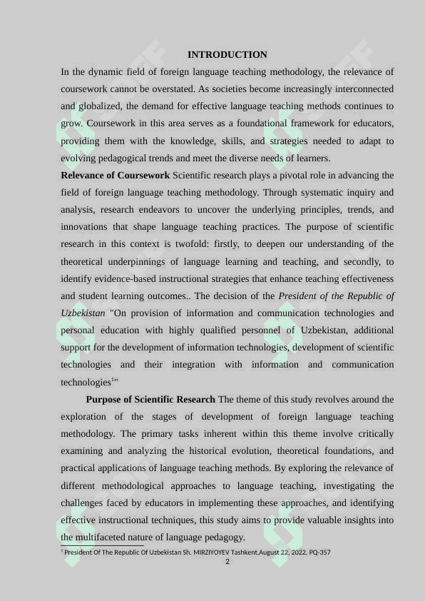 Stages of development of foreign language teaching methodology 2
