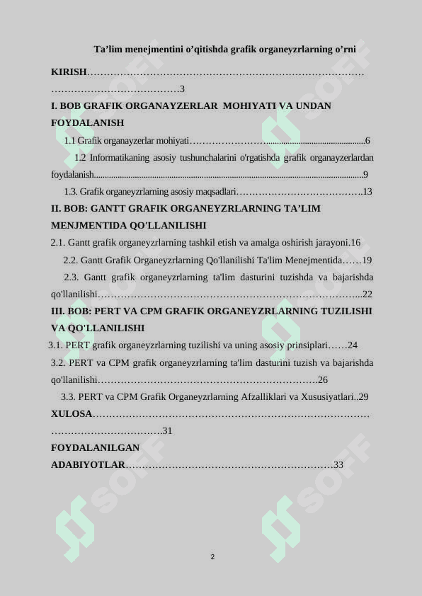Ta’lim menejmentini o’qitishda grafik organeyzrlarning o’rni 2