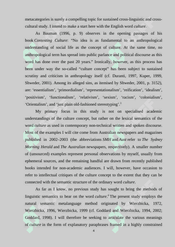 SEMANTIC CLASSIFICATION OF WORDS 3
