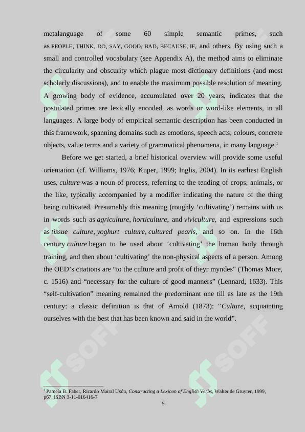 SEMANTIC CLASSIFICATION OF WORDS 4