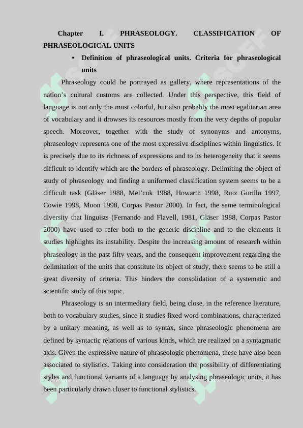 Course work Phraseologik units with the component Denoting Names 5