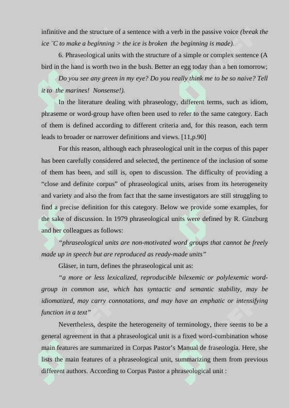 Course work Phraseologik units with the component Denoting Names 8