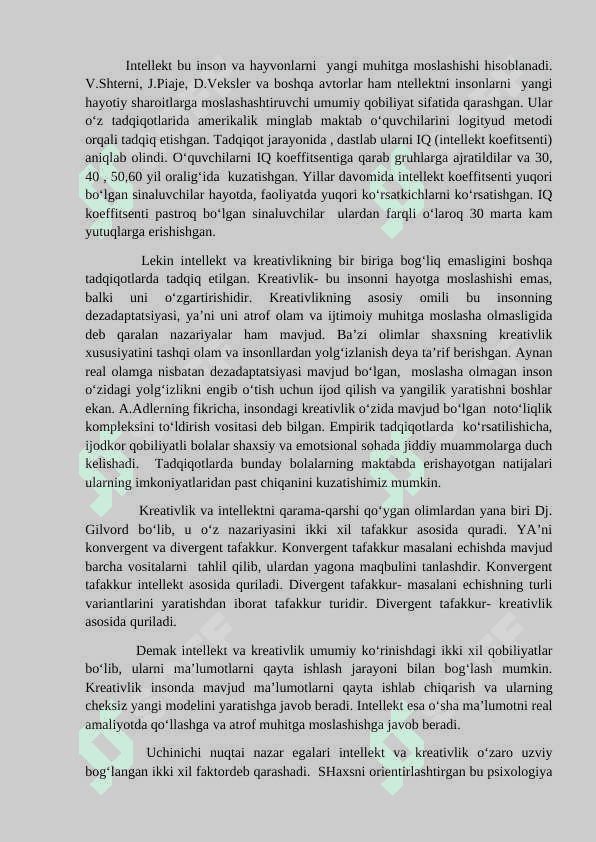Intellekt va kreativlik 3