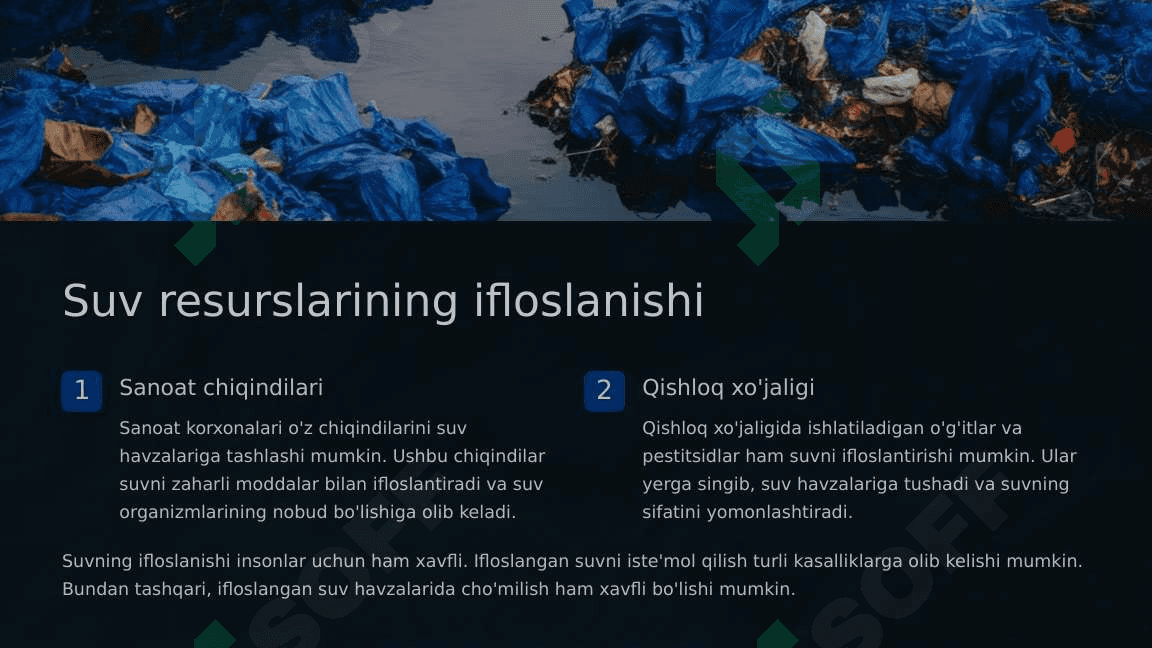 Antropogen omillarning biosferaga salbiy ta’sirini kamaytirish 4