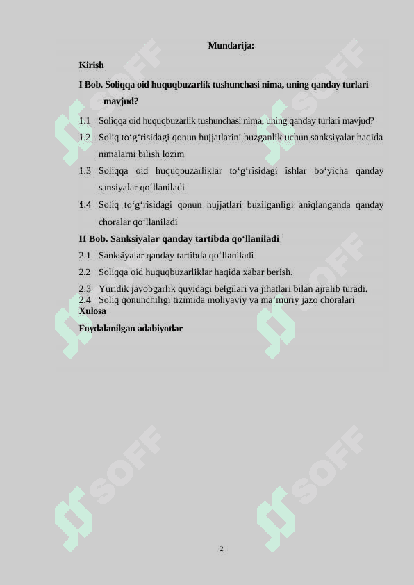 Soliq qarzini majburiy undirish usullari 2