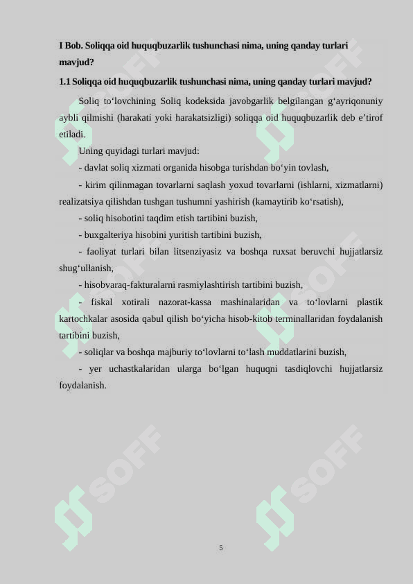 Soliq qarzini majburiy undirish usullari 5