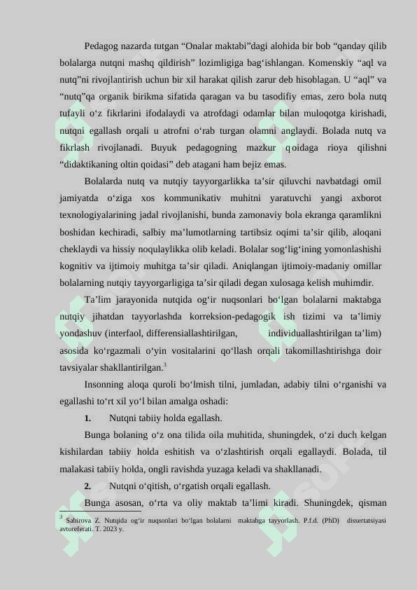Boshlang‘ich sinflarda nutq oʻstirish vositalaridan foydalanish 8