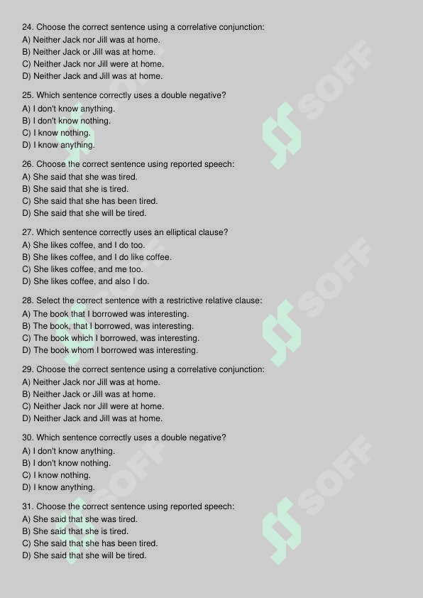 Ingliz tili test 4