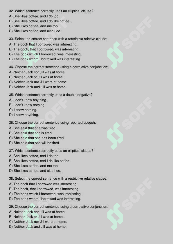 Ingliz tili test 5