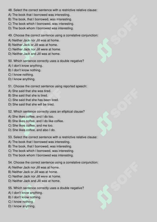 Ingliz tili test 7