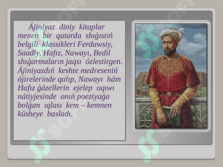 Ájiniyaz Qosıbay ulı 4