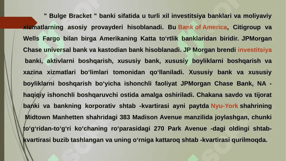 MORGAN CHASE BANK bilan O‘zbekiston Respublikasi banklarining aloqalari : muammolar va rivojlanish istiqbollari 3