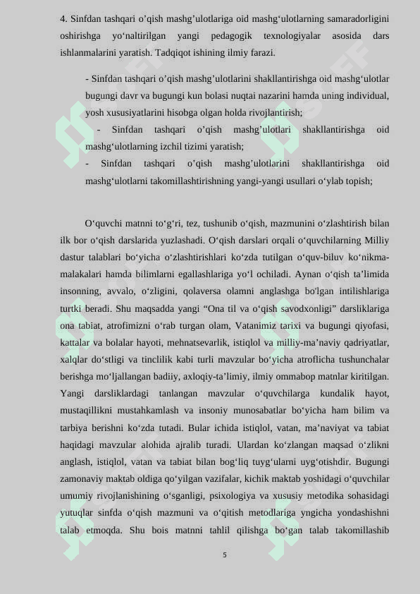 1 sinf ona tili va o’qish savodxonligi darslarida matn ustida shlash 5